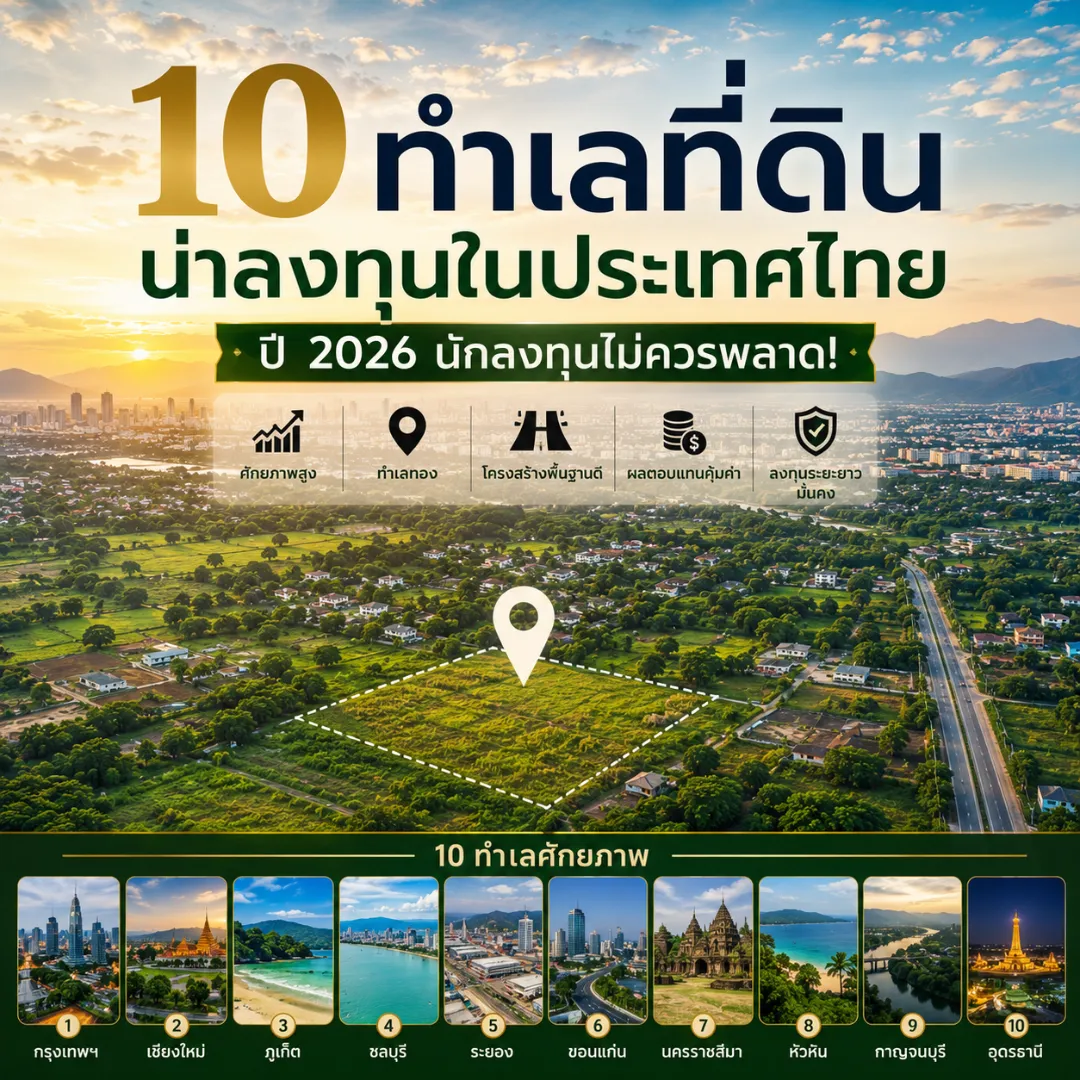 Top 10 Best Places to Invest in Land in Thailand (2026) | Complete Investment Guide
